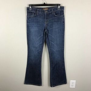 David Kahn Mid Rise Bootcut Back Flap Pocket Jeans